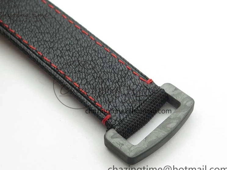 Red Carbon Daytona Carbon on Strap Hand OMF Dial Edition Nylon Black Black A4130 Best DIW 1121